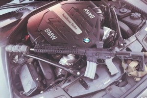 Guns & Cars : Version 2, .308 AR and a BMW X6M